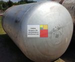 20 m3-es fekvő, hengeres alumínium tartály - R1;