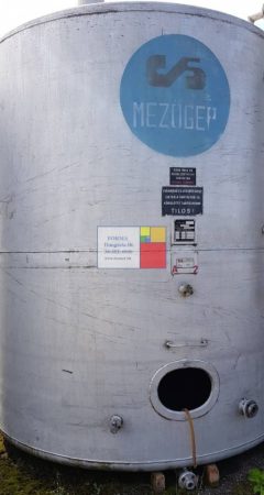 20 m3-es álló henger alakú alumínium tartály- több db - R2;