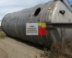   ~ 50 m3 -es álló hengeres rozsdamentes acéltartály - több db!