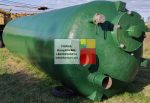   20 m3 of round, polyester - fiberglass tank - several pieces.