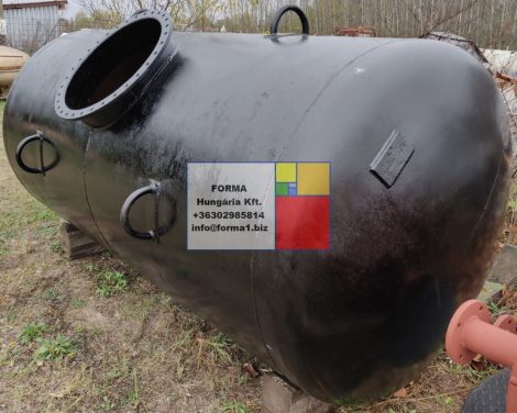 4 m3-es használt fekvőhengeres vastartály - R2;