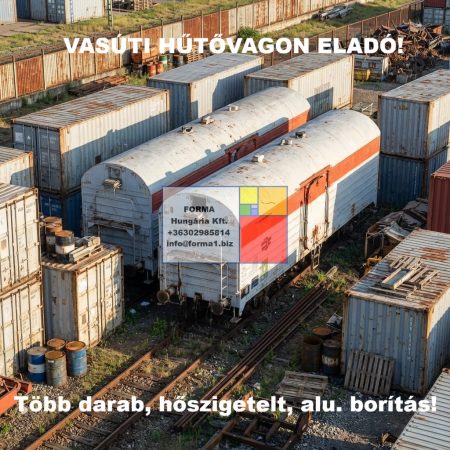 Vasúti hűtővagon - több db; Vasúti hűtővagon - több db;