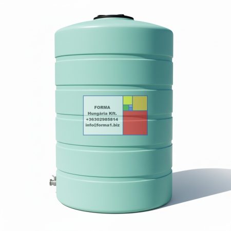 AKCIÓ : 22 m3 állóhengeres polietilén műanyag tartály – Kingspan AgriMaster Nitrosol / Fertisol folyékony műtrágya tároló eladó – több darab