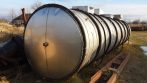 30 m3-es fekvő hengeres rozsdamentes acél - inox - krómacél - tartály - R1; 30 m3-es fekvő hengeres rozsdamentes acél - inox - krómacél - tartály - R1;