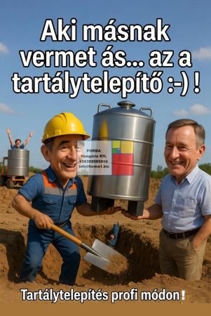 Tartályok, aknák telepítése - AJÁNLAT! Tartályok, aknák telepítése - AJÁNLAT!