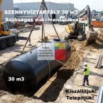 30 m3-es fekvő hengeres acéltartály - több db - SZ2;