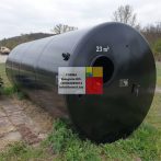 23 m3-es - vas / acéltartály ; R1