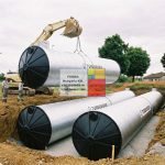   ~ 50 m3-es használt, felújított fekvő hengeres vas / acél tartály - R1;